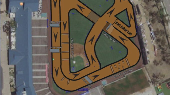 Lake Elsinore Diamond Stadium Track Map